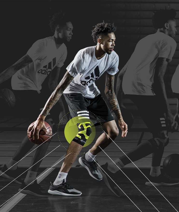 man playing basketball